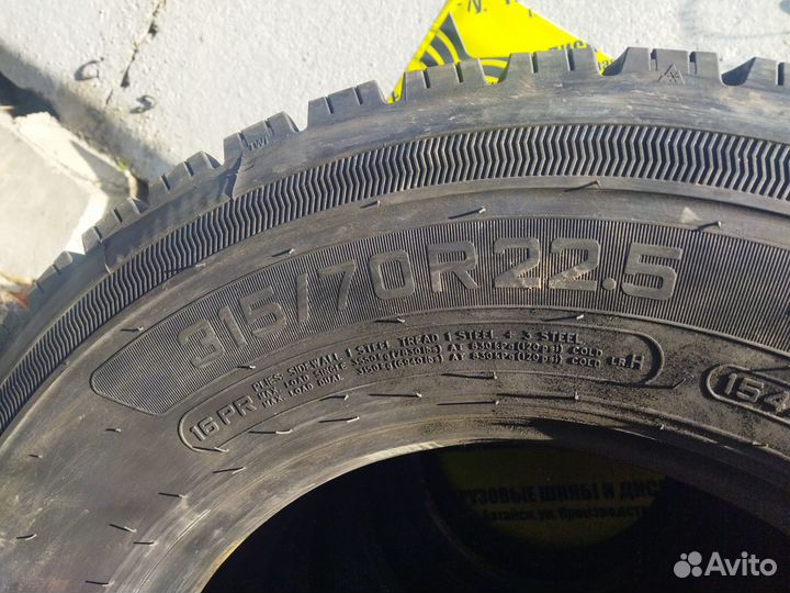 Bоcстановлeнныe шины (наварка) 315/70 R22.5 Midas