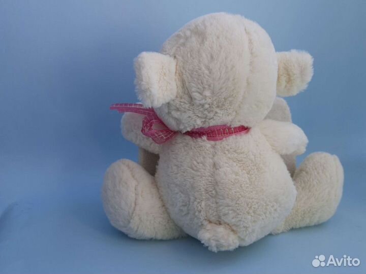 Плюшевая Фоторамка - игрушка бегемотик / мишка