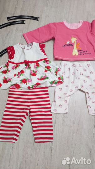 Вещи пакетом на девочку до 80 размер