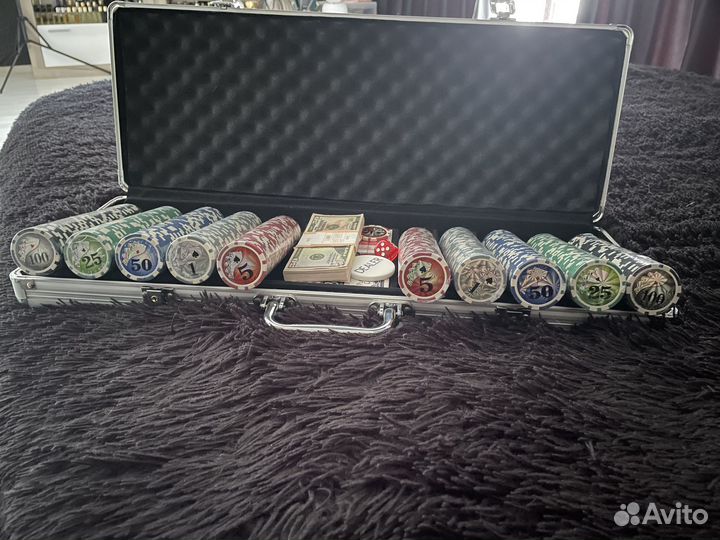Набор для покера 500 фишек