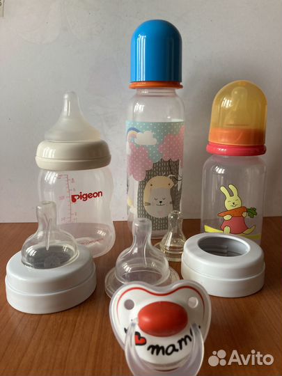 Бутылочки Pigeon, Lubby, Avent