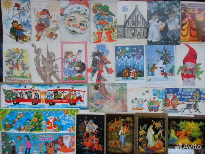 Советские новогодние, космос, олимпиада 80