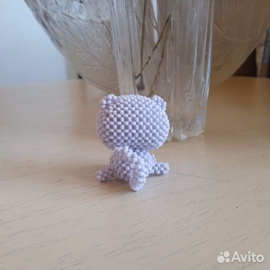 Кот Британец из бисера