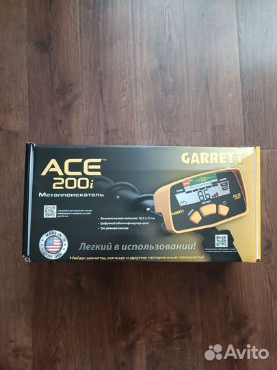 Металлоискатель Garret ace 200i. Новый