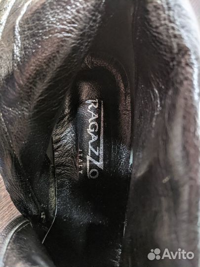 Сапоги осень весна женские натуральная кожа