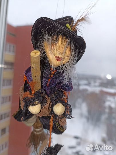 Интерьерная кукла ручной работы - Ведьмочка