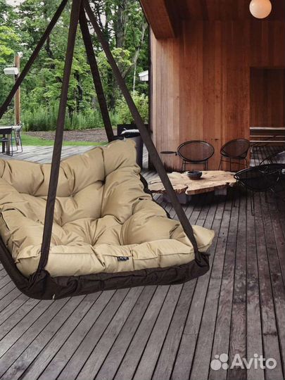 Садовые качели гамак гнездо