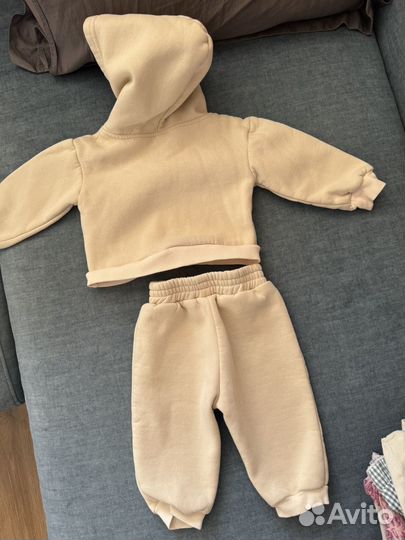 Флисовый костюм детский 74-80