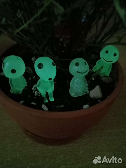 Фигурки светящиеся, лесные духи