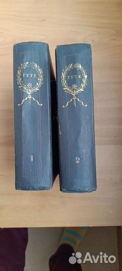 Книги Гёте Избранные сочинения в 2-х томах