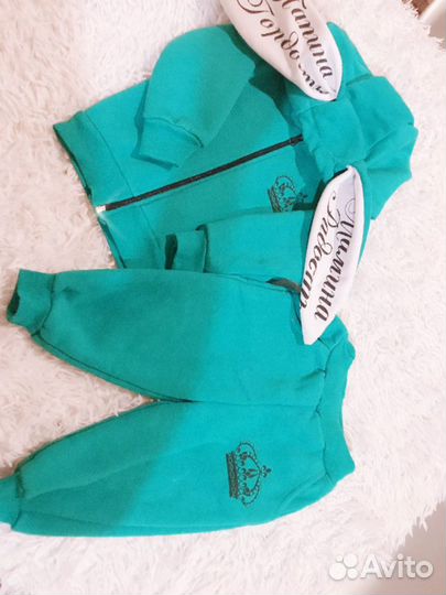 Спортивный костюм на девочку 74 теплый
