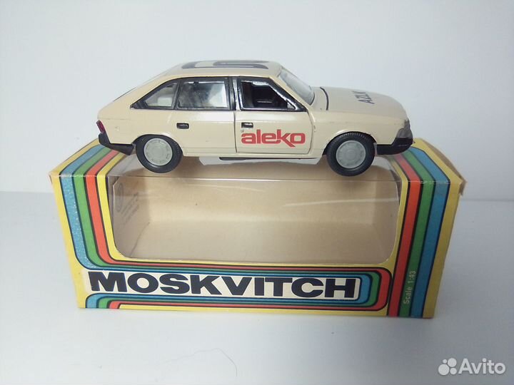 Москвич-2141 Алеко бежевый, модель 1:43
