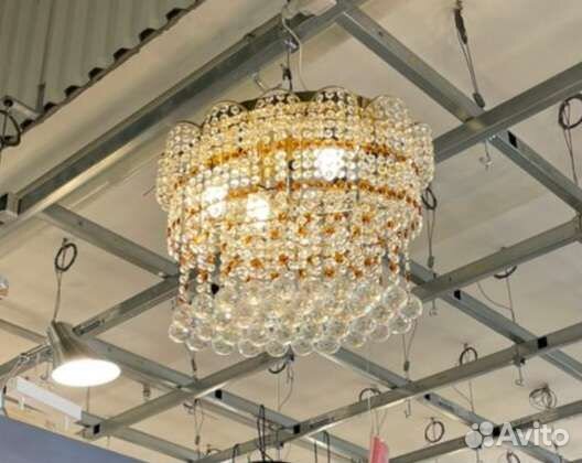 Люстра хрустальная новая