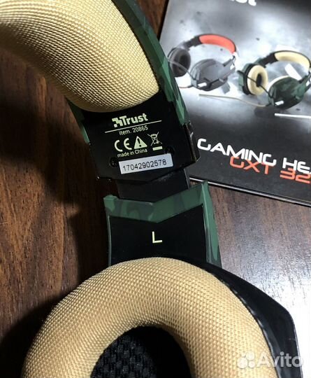 Компьютерная гарнитура-наушники Trust GXT 322
