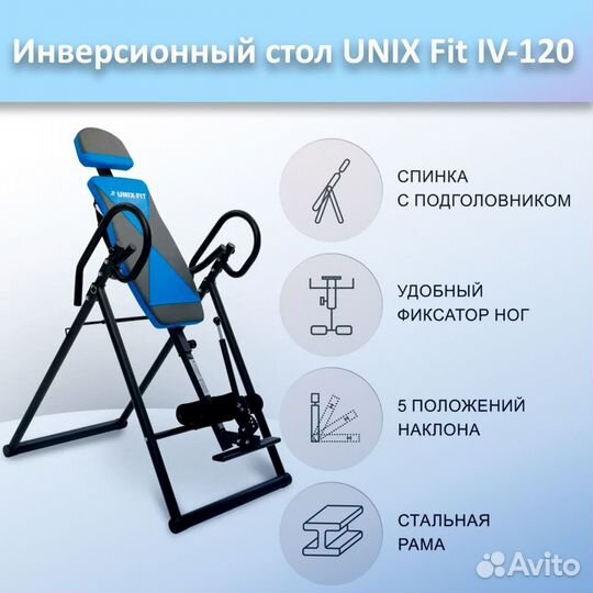 Инверсионный стол unix Fit IV-120 арт.120и.188