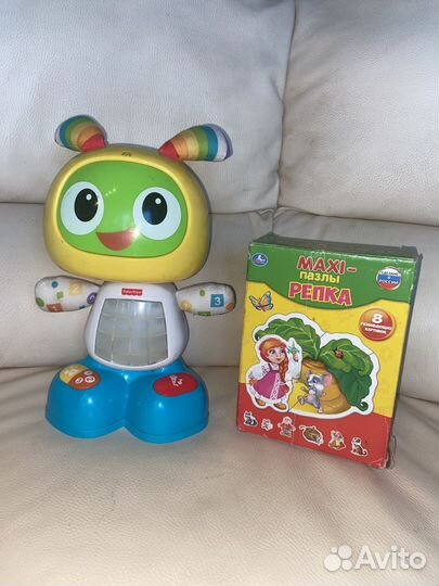 Развивающий робот щенок fisher price