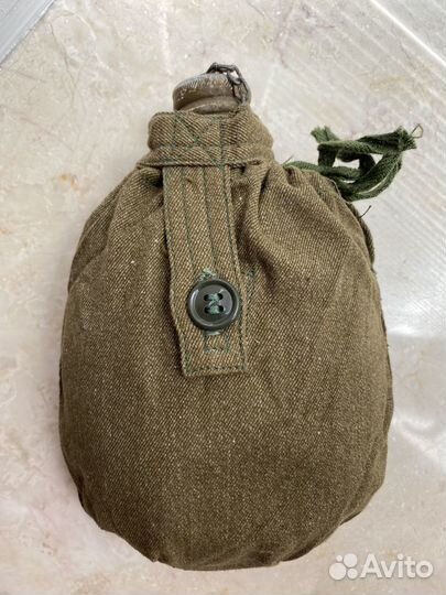 Фляга армейская с чехлом 1970 г