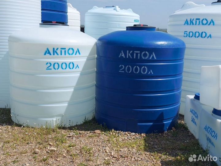 Пластиковые емкости, баки для воды