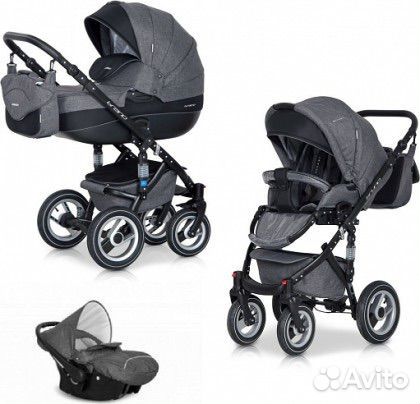 Коляска 3 в 1 riko Brano