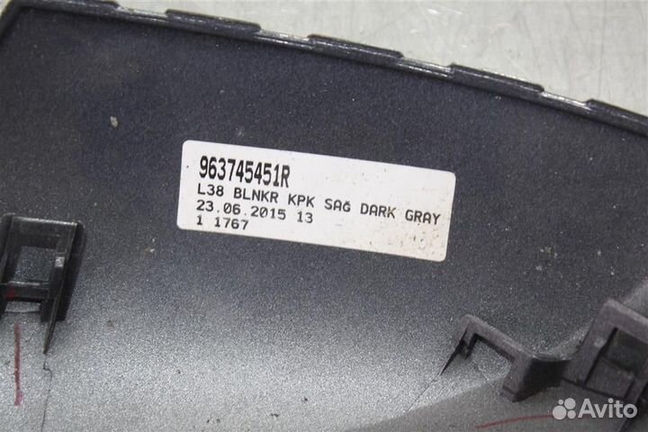 Накладка зеркала правого Renault Fluence