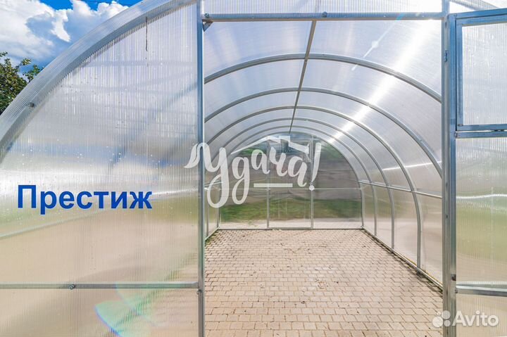 Теплица с поликарбонатом усиленная