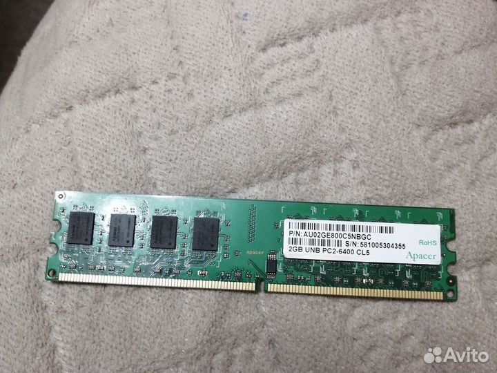 Оперативная память ddr2 apacer