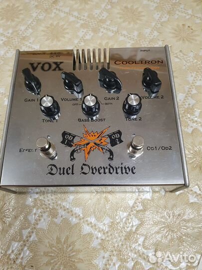 Гитарная педаль Vox Cooltron Duel Overdrive