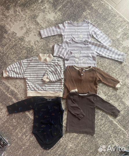 Вещи пакетом Кофты Штаны Комбенизон 74-86 размер