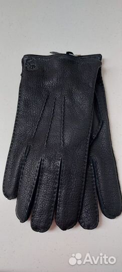 Мужские перчатки из кожи оленя отличного качества