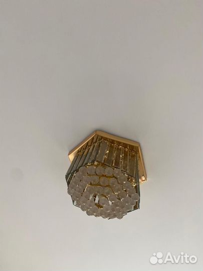 Люстра потолочная хрустальная