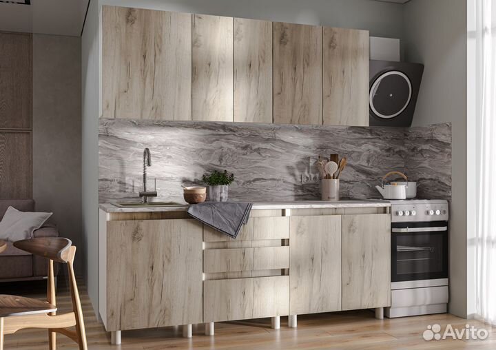 Кухня новая Норд 2м