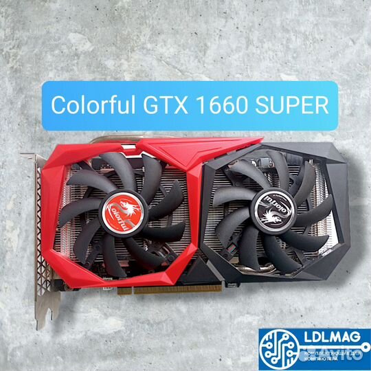 Видеокарта Colorful GTX 1660 super 6GB