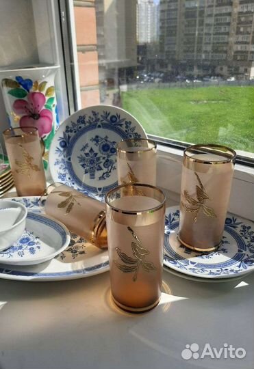 Стаканы Богемия Чехословакия