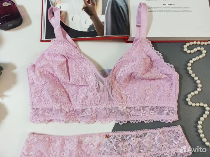 Savage X Fenty Кружевной нежный комплект 48/50