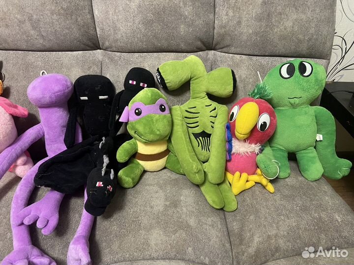 Мягкие игрушки Майнкрафт и другие