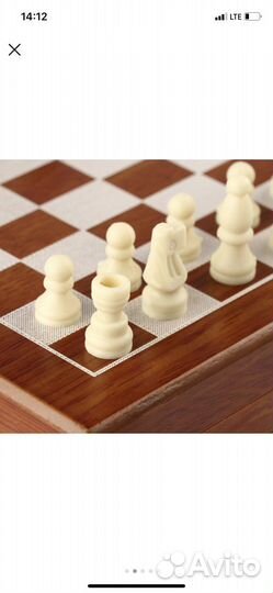 Набор 6 в 1 шахматы, фляжка