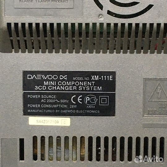 Музыкальный центр Daewoo XM-111E