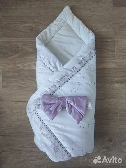 Зимний конверт-одеяло для новорожденных