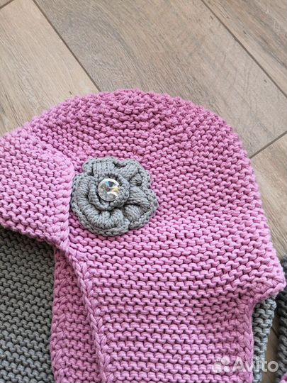 Шапка +снуд