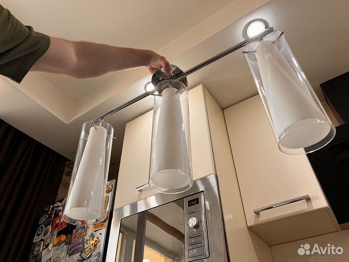 Светильник потолочный подвесной бу