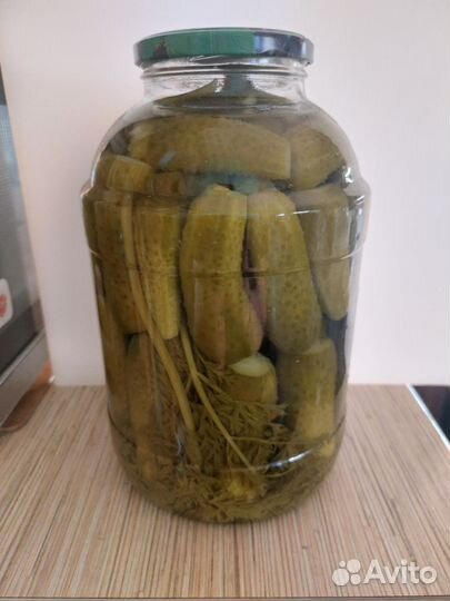Огурцы солёные домашние