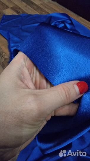 Ткань атласная и лента за всё