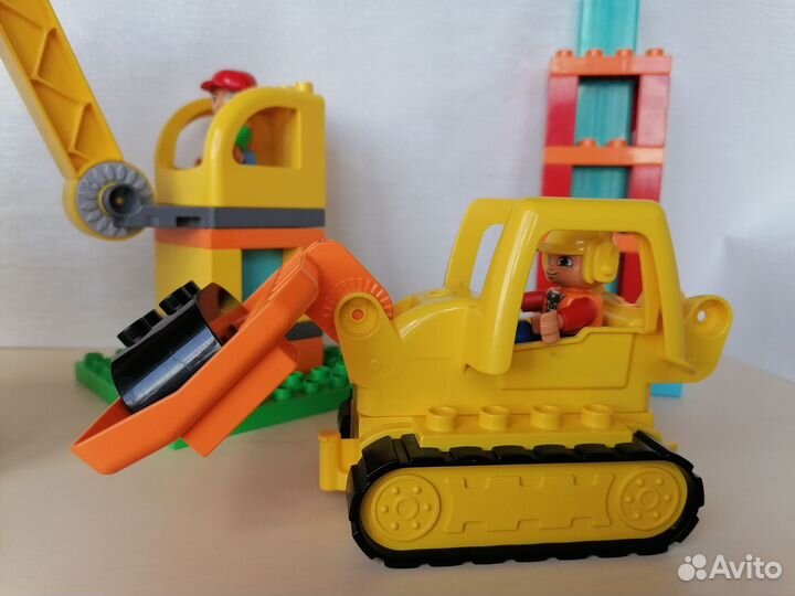 Lego duplo большая стройплощадка 10813