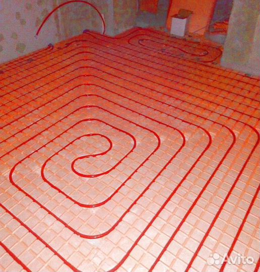 Теплый пол (пенопласт)