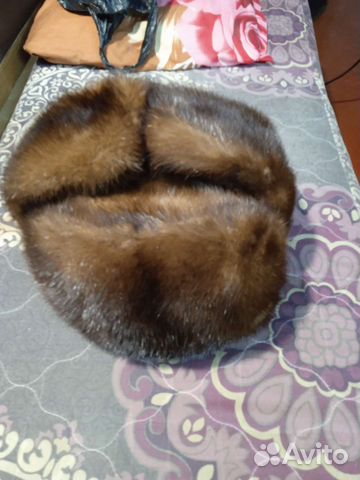 Норковая шапка мужская ушанка