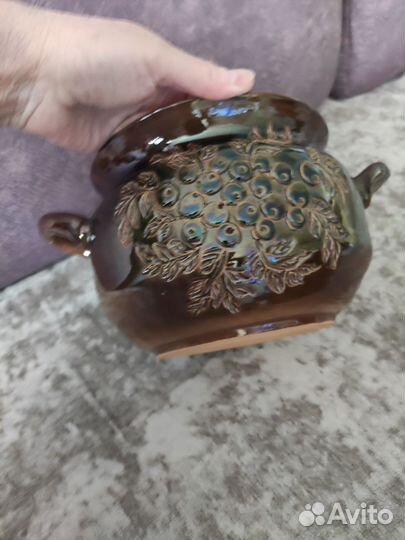 Супница без крышки, керамика, бу