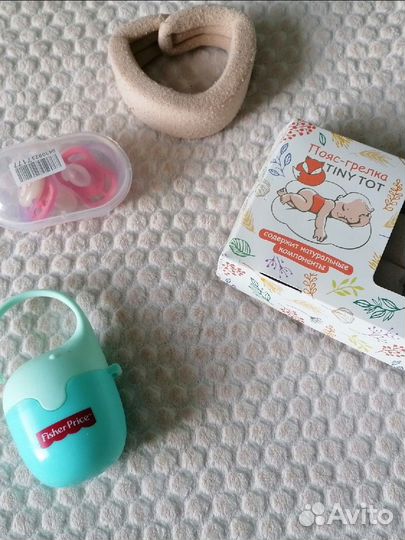 Грелка пояс от колик + соски avent новые