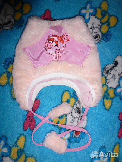 Зимняя шапка Нюша