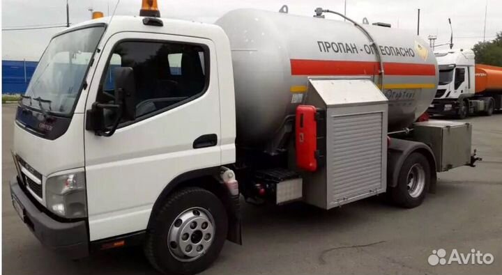 Заправка газгольдера. Доставка пропана