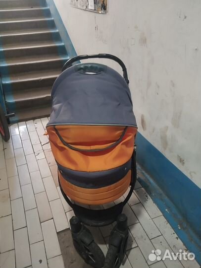 Коляска люлька для новорожденных бу